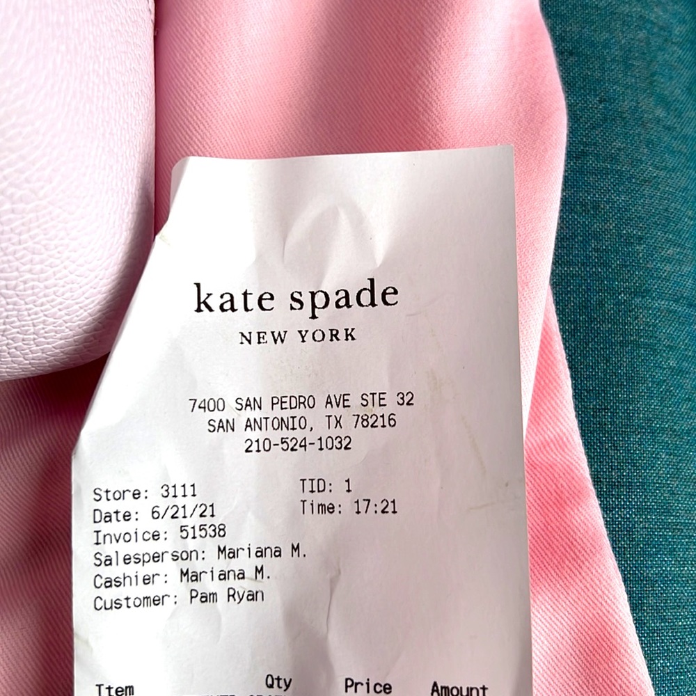 NWT Kate Spade Lavender, grey & cream satchel or tote. - Picture 4 of 13